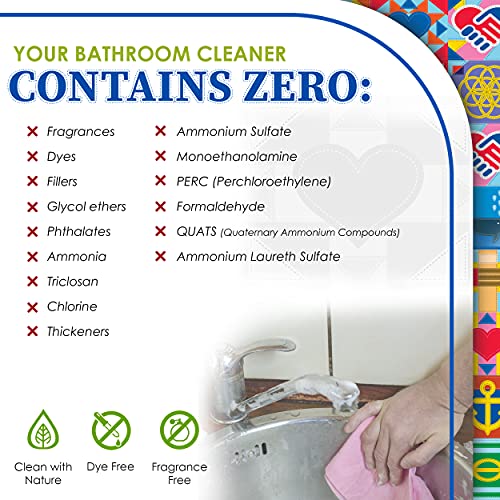 Truly Free Bathroom Cleaner Spray Kit - 16oz + 2 Fills, 3oz ea.