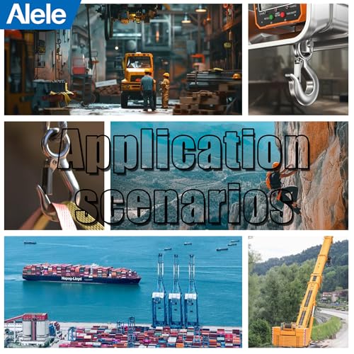 Alele 4Pack 0.5T Crane Scale Grab Hooks, Slip Hooks,Stainless Steel Lifting Hook Rigging Accessory - color: Grab Hooks 0.5T 4P