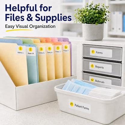 ChromaLabel Removable Dot Stickers, 3/4 Inch Yellow, 1000/Roll - color: Yellow, size: 3/4"