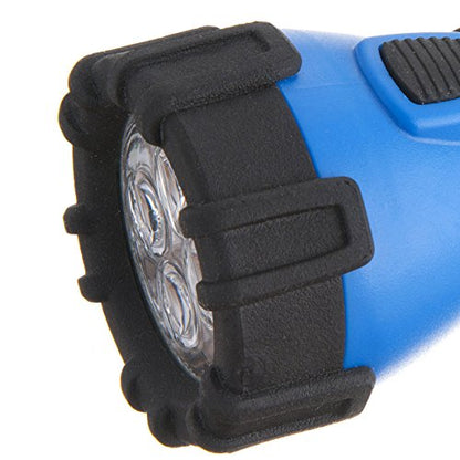 Dorcy 150 Lumen Floating Water Resistant LED Flashlight with Carabineer Clip, Blue (41-2514) - color: Blue