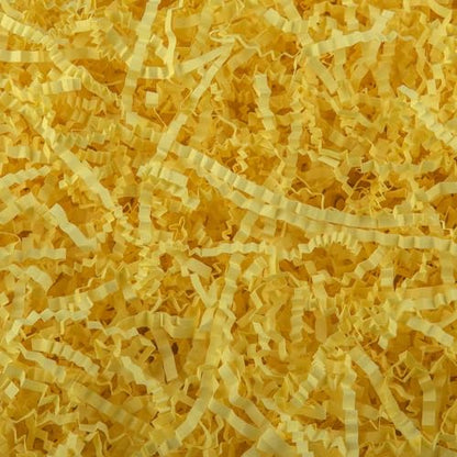 Caleihd Crinkle Cut Paper Shred Filler Gift Cushion Streamer Yellow - color: Yellow