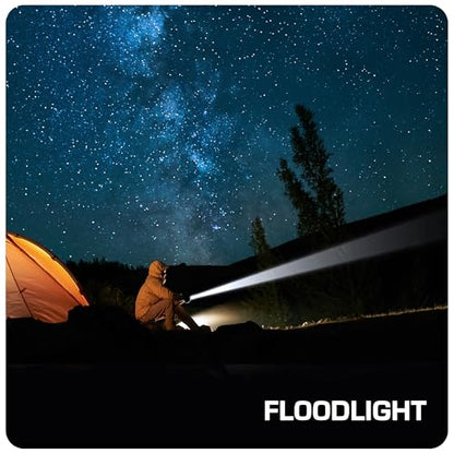 EverBrite Tactical Flashlight, 900 Lumen Zoomable, 3 Light Modes - color: Gray, size: Large