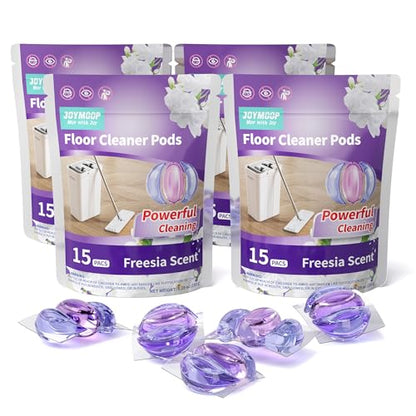 JOYMOOP Floor Cleaner for mopping, Mop Cleaner Solution, 60Count - size: 4 Count (Pack of 60)
