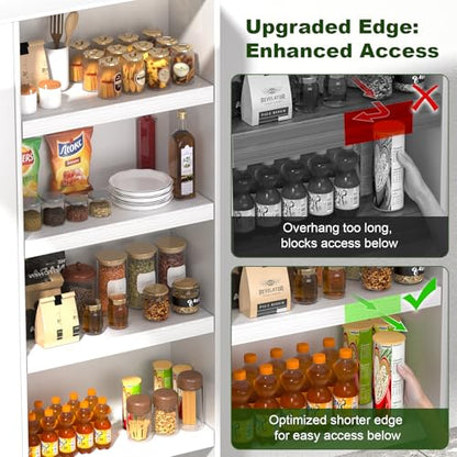 Wire Shelf Cover, PVC Wire Rack Covers for Pantry 30" W X 12" D - color: White, size: 30" W X 12" D