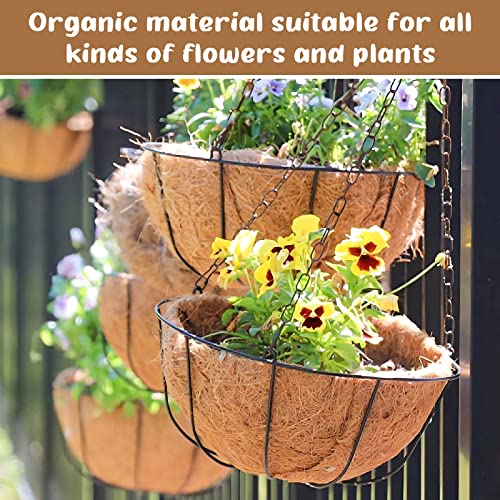 Legigo 3 Pack 20 Inch Hanging Basket Coco Liners Replacement, Round - color: 3pcs, size: 20 Inch
