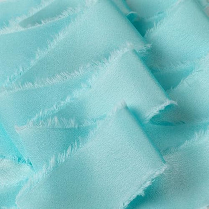Silk Satin Ribbon 1-1/2 Inch x 30 Yards Light Blue - color: Baby Blue