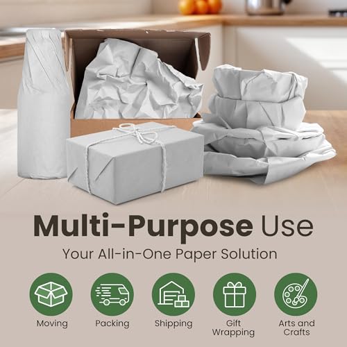 Reli. Newsprint Packing Paper 10 lbs | 350 Sheets | 27" x 17" | Made in USA