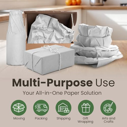 Reli. Newsprint Packing Paper 10 lbs | 350 Sheets | 27" x 17" | Made in USA