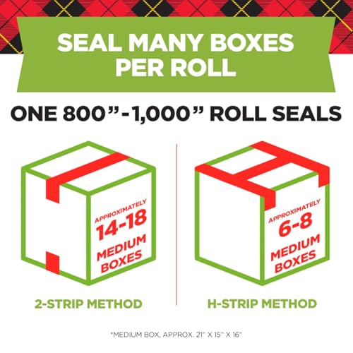 Scotch Sure Start Packing Tape, 1.88 in. x 25 yd Rolls, 3 Pack - size: 18 rolls