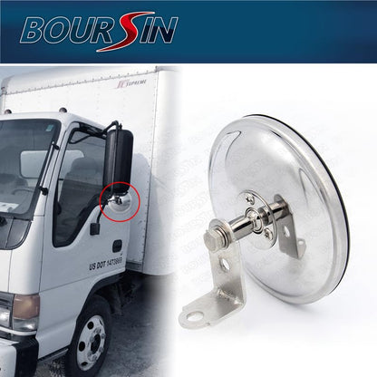 5 Inch Convex Round Mirror Blind Spot For Isuzu NPR NQR NRR FSR FVR FRR Mitsubishi Fuso Canter Truck Bus Atv Utv Adjustable Bracket 2Pcs - color: 2 Pcs