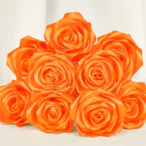 Mauproy Orange Satin Ribbon, 1-1/2 Inch, 50 Yards - color: Orange
