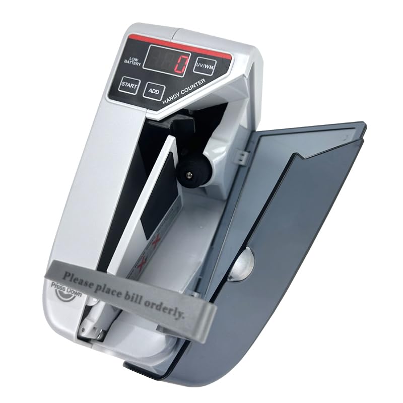Money Counter Machine ELROTONEG V30, Cash Counter with UV lamp, Portable Bill Counting Machine 600 banknotes/min