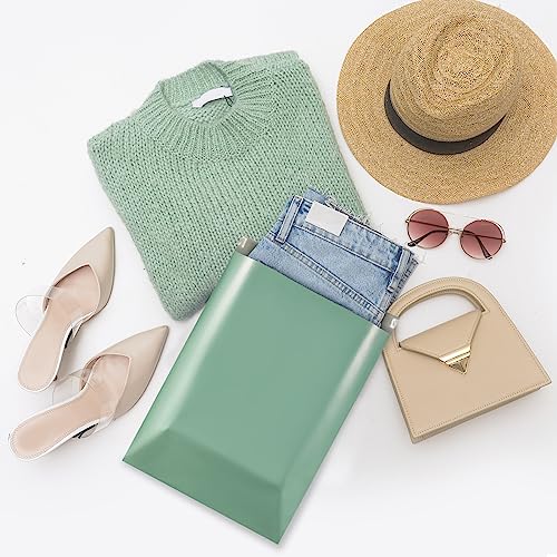 Metronic Poly Mailers 14.5x19 50PC Large Shipping Bags in Grayed Jade Green - color: Grayed Jade Green, size: 14.5x19 50PC