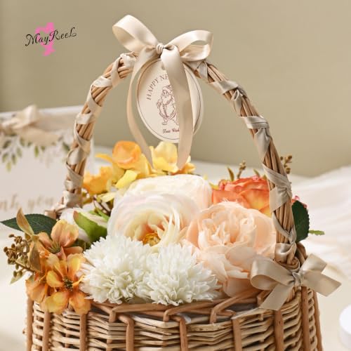 MAYREEL 1/2 inch Champagne Gold Double Faced Satin Ribbon 50 Yards - color: Champagne Gold, size: 1/2 Inch