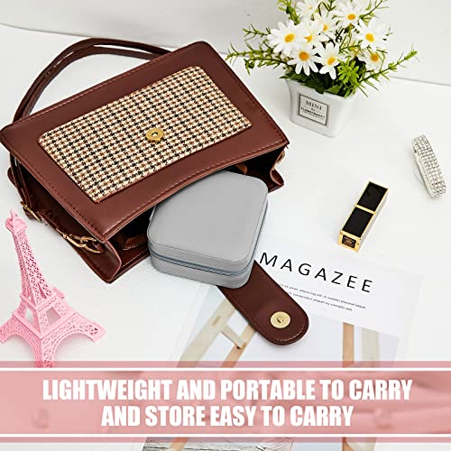 Taiyin 6/12/50 Pcs Travel Jewelry Case Bulk - color: Gray