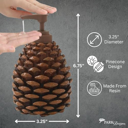 Park Designs Pine Bluff Pinecone Soap Dispenser - color: Pinecone Soap Dispenser