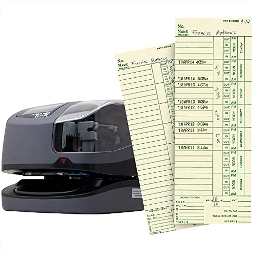 AMANO TCX-35 Time Clock for Employees, Electronic Punch Clock for Small Business, Made in USA (Individual Unit) - style: Individual Unit