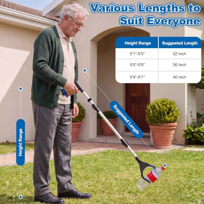 Reacher Grabber Pickup Tool, 36 Inch Grabber Reacher Tool for Seniors, Foldable Reaching Aid with 4.3 Inch Wide Jaw, Trash Picker Upper Grabber, Lightweight Mobility Aid for Elderlycher Tool - size: 36"
