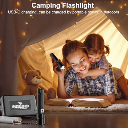 Flashlight 10000 High Lumens Rechargeable 30W Super Bright LED Flash Light