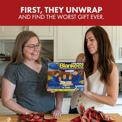 Prank-O Blankeez Prank Gift Box, Wrap Your Real Present in a Funny Authentic Prank-O Gag Present Box | Novelty Gifting Box for Pranksters - color: Blankeez