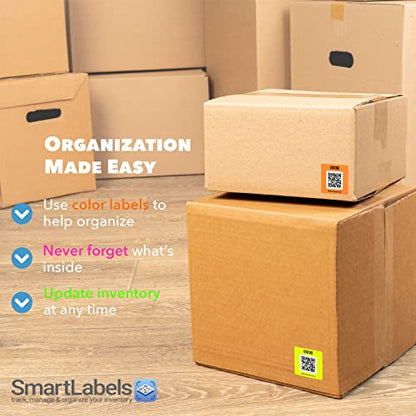 SmartLabels - QR Code Labels for Storage, Organization, Moving & Inventory - style: Neon