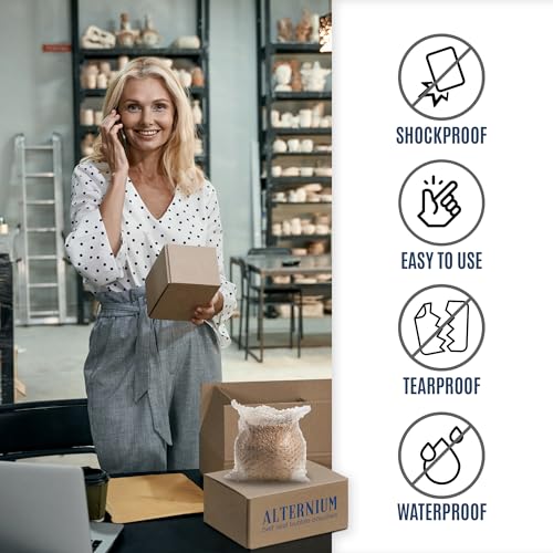 ALTERNIUM Self Seal Bubble Pouches - Bubble Bags for Packing, Packaging Filler for Moving - Cushioning Wrap for Fragile Items, Dish Packing Kit Shipping Supplies for Small Business - 7.5x8 Inch, 50pcs - size: 7.5"x8" - 50 pack