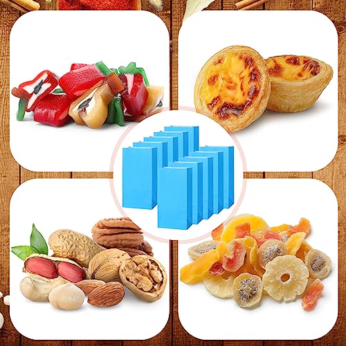 Containlol 200 Pcs Small Paper Lunch Bags 6.7 X 3.54 X 2.36, Blue - color: Blue, size: 6.7 x 3.54 x 2.36