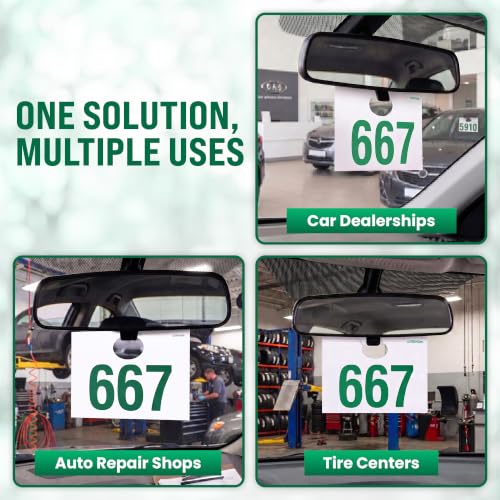 Automotive Service Tag Numbers Dispatch Numbers (000-999) - size: 000-999