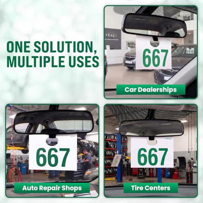 Automotive Service Tag Numbers Dispatch Numbers (000-999) - size: 000-999