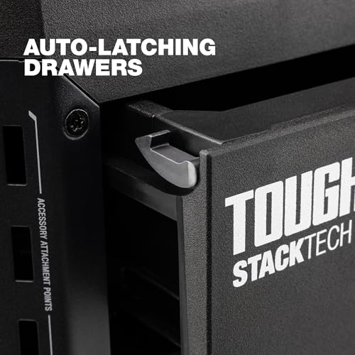 ToughBuilt StackTech XL 3 Drawer Tool Box, Stackable Storage, TB-B1-D-70-3 - size: 3 Drawer