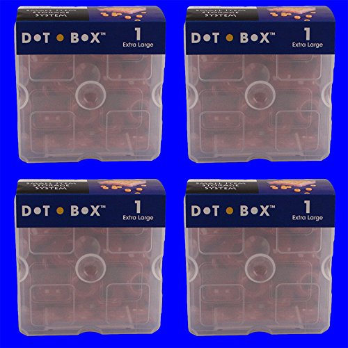 DotBox Extra Large Box - 4 pcs - Little Storage Boxes - 4 Packages of 1 - size: Extra Large Box