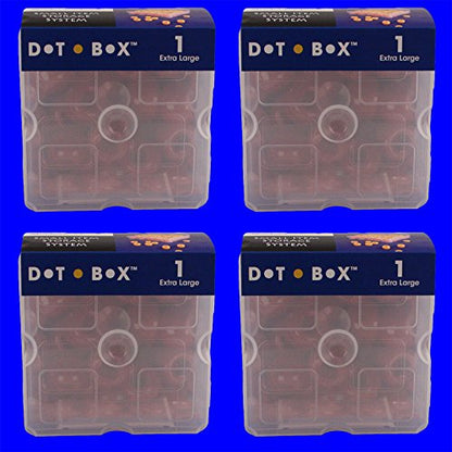 DotBox Extra Large Box - 4 pcs - Little Storage Boxes - 4 Packages of 1 - size: Extra Large Box