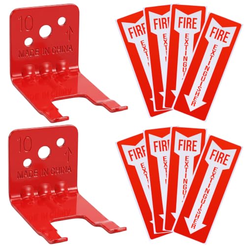 Taobary Fire Extinguisher Wall Mount Hook Bracket, 2 Pack, 10 lb - style: 10 lb