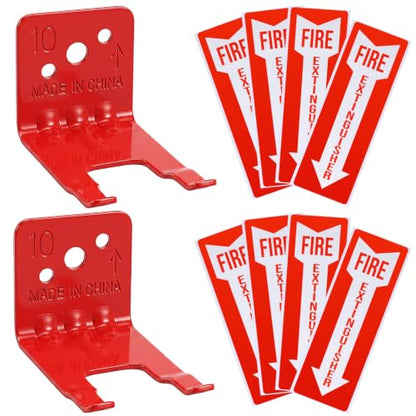 Taobary Fire Extinguisher Wall Mount Hook Bracket, 2 Pack, 10 lb - style: 10 lb