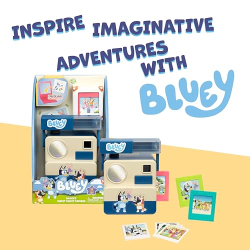 Bluey Chikit Chikit Pretend Camera, 10 Photo Cards, Role Play - style: Chikit Chikit Pretend Camera