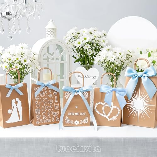 4.5" Baby Blue Satin Ribbon Bows (30 Packs) - color: Baby Blue, size: 4.5 Inch - 30pcs
