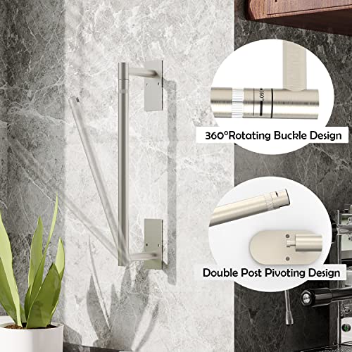 RUACQ Paper Towel Holder Under Cabinet, Stainless Steel, Silver - color: Sliver, size: Standard - Oval