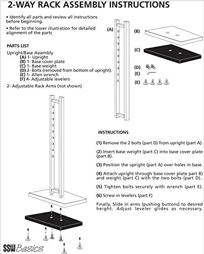 SSWBasics White 2-Way Clothing Display Rack - Sleek Retail Clothing Rack with Slant Arms for Garment Display (48"-72"H 3" Increments) - Sturdy Clothes Rack for Boutique, Thrift Store, and Retail