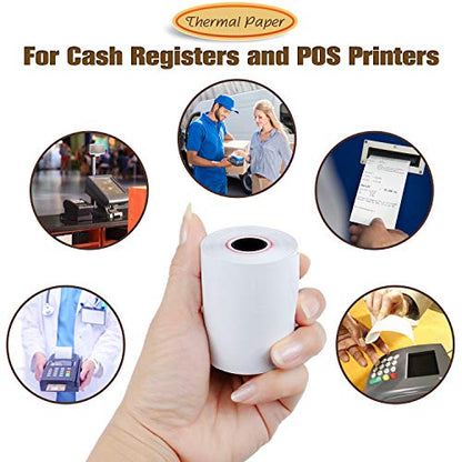 2 1/4" x 85' Credit Card Thermal Receipt Paper 50 Rolls - size: 2-1/4" x 85', style: 50 Rolls