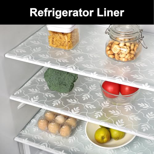 Cooyes Shelf Liners for Kitchen Cabinets Waterproof Kitchen Cupboard Mats - color: Aclear, size: 23.6"W x 236"L