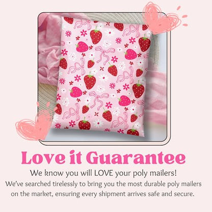 Picksie Mailers- Poly Mailer Shipping Bags Mailing 14x19 Cute Pink Envelope - color: Berry Pop - Pink, size: 14.5x19
