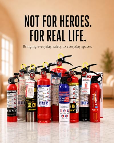 Ougist Signature ABC Fire Extinguisher for Home, 2.5 lb, 4 Pack - size: 4 Pack