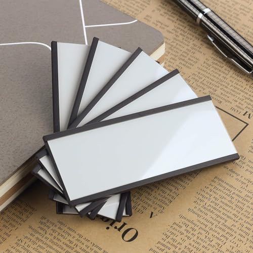 LLPT Magnetic Label Holder 4" x 2" 50 Packs C Channel, ROHS Certified NBR - size: 4" x 2" 50 Packs