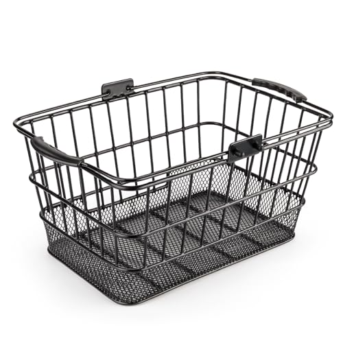 CXWXC Front Bike Basket with Handle– Detachable Bicycle Basket