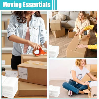 100 Sheets 4x6 Inch Cushion Foam Sheets, Protective Packing Foam Wrap for Fragile Items, Alternative to Bubble Wrap for Moving Shipping Supplies - size: 10 x15 cm