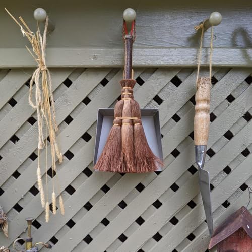 Mini Metal Dustpan and Brush Set for Fireplace Ash Cleanning - style: Mini Dustpan