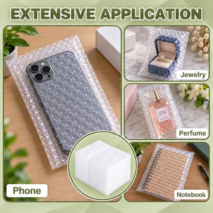 50PCS 6x8"Bubble Pouches,Shockproof Cushioning Protection - size: 50PCS-6x8Inches