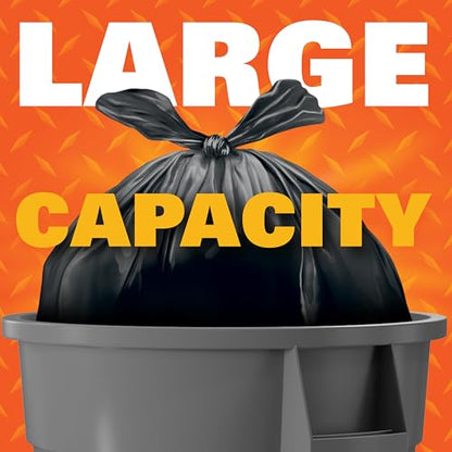 Hefty Easyflaps Multipurpose 30 Gallon Large Trash Bags, Black, 40ct - size: 40 Count (Pack of 1)