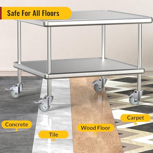 HOLKIE Caster Wheels Locking 3 Inch Expanding Stem Casters, Threaded Swivel Casters Set of 4 Heavy Duty Castors, Fit 1", 1-1/4", 1-2/5", 1-1/2",1-5/8" ID Stainless Steel Table, Cart, Furniture Legs - style: 3 Inch