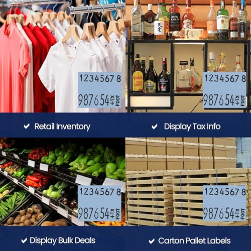 Pricing Labels for Monarch 1136 Blue - 14,000 Labels w/ 8 Rolls Value Pack, 1 Sleeve - Made in USA - color: Blue, size: 1 Sleeve